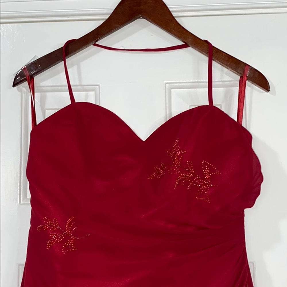 Vintage Strapless Formal Gown